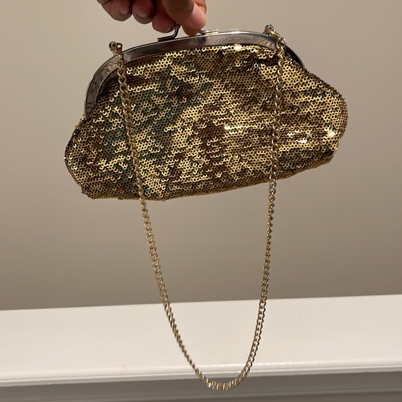 MAX Gold Sequence Purse